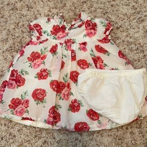 Janie and Jack 3-6M Dress with bloomers